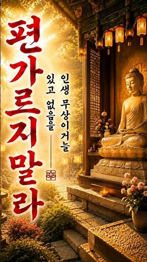 🍂 인생 무상이거늘, 있고 없음을 편 가르지 말라. 🙏 #인생무상 #인생노래 #불교음악