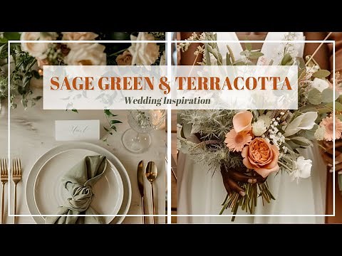 Wedding Color Theme Ideas 2024 - Sage Green & Terracotta 🌿🧡