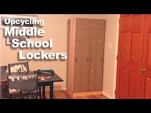 Upcycle LOCKERS into a Wardrobe - DIY Tutorial