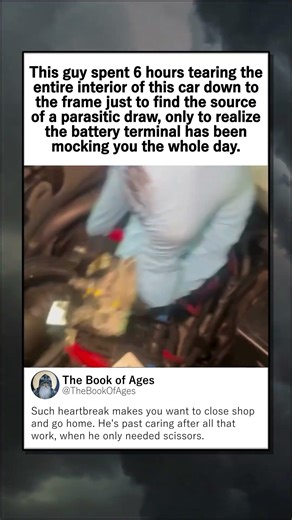 BATTERY TERMINAL MOCKED 6 HOURS OF WORK