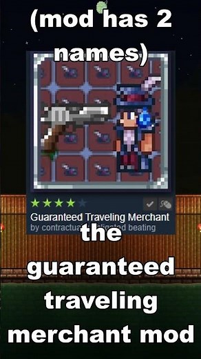 Terraria Mod of the Day: Guaranteed Traveling Merchant Edition