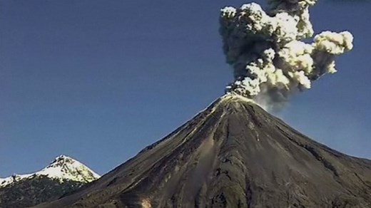 WATCH: Mexico's Colima Volcano Spews Gas and Ash