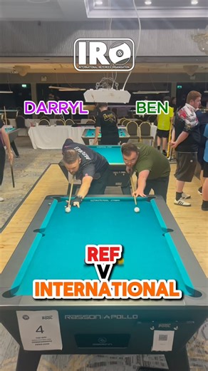 Can the Ref beat a Pro? Ref v International EPISODE 9 - Ben Doyle v Darryl Hibberd Professional Player Ben Doyle from Ireland 🇮🇪 takes on the ref to see who comes out on top! #8ballpool #pool #snooker #challenge #referee #billiards #skills #fyp #ireland | International Referees Organisation