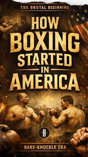 How boxing started in America #shorts #boxing #history