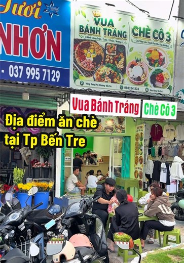 Địa điểm ăn chè tại Tp Bến Tre