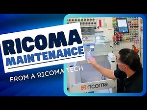 Ricoma Embroidery Machine Maintenance