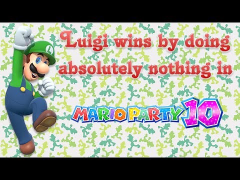 Mario Party 10 - Luigi wins by doing absolutely nothing