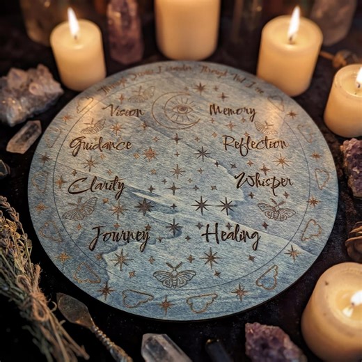Dream Board Celestial Wood Divination Tool: Vision, Healing, Ritual Decor - Etsy