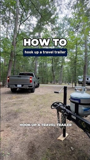How To Hook up a Travel Trailer 🙌 #rv #rvtips #rvlife #rvlifestyle #rvliving #traveltrailer #howto