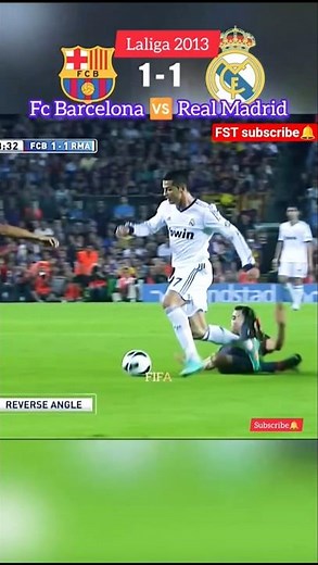 El clasico Fc Barcelona vs Real Madrid Laliga 2013 ⚽❤‍🔥 #football #futbol #ronaldo #viral #shorts