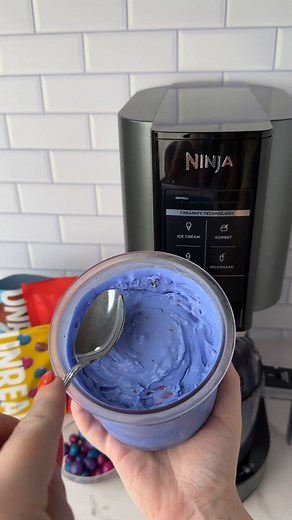 This flavor looks absolutely unreal. 👀 Add your favorite healthier treats to all your CREAMi® creations—like Unreal Dark Chocolate Crispy Quinoa Gems or Dark Chocolate Coconut Bars. Full recipe: https://spr.ly/6183werXx. #NinjaCREAMi #UNREAL | Ninja Kitchen