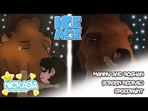 Manny and Roshan screen redraw - Speedpaint | Ice Age