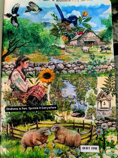 ASMR Journaling Experience with Beautiful Supplies