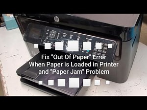 HP Photosmart Premium C410a C309a Fix Paper Out and Jam Problem
