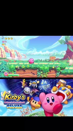 Kirby Deluxe Gameplay on Nintendo Switch