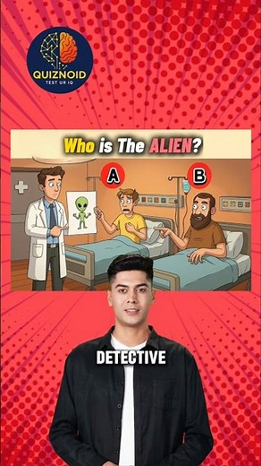 Who Is The Alien 👽 ? #alien #puzzle #quiz #riddles #shorts