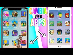 CAMBIA los ICONOS de las APPS en tu CELULAR!! ANDROID Y IPHONE - Tutoriales Belen