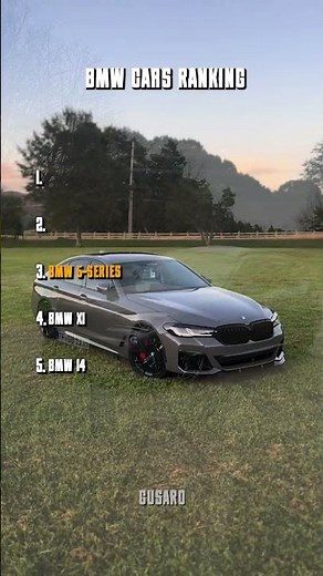 Bmw Cars Ranking