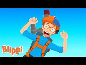 Airplane Song | Sing With Blippi | Learning Song | Educational Kids Songs