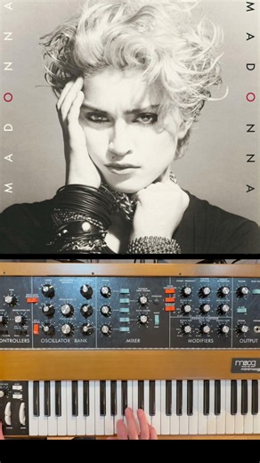 Madonna On A REAL Minimoog Sounds HUGE 🔥