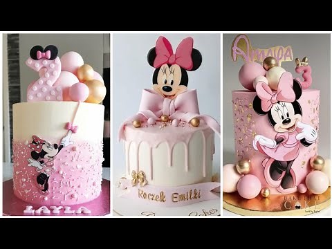 Latest Minnie Mouse Cake Designs 2024 | Best Mini Mouse Cake Decorations | Cake Designs 2024