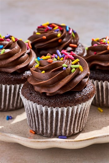 Our latest small-batch recipe requires no special equipment, is ready in about an hour, and — most importantly — eliminates all excuses to NOT make cupcakes. Find this Valentine's Day-ready recipe at BakeWith.Us/SmBatchCupcakes | King Arthur Baking Company