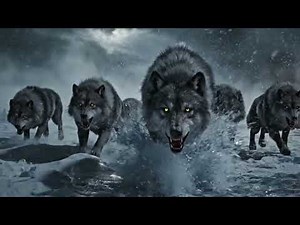 Prehistoric Battle: Human Tribe vs Massive Wolf Pack