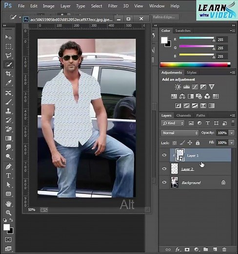 How to Apply Pattern Design to Clothes in Photoshop