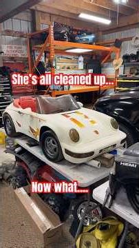 Barn Find 1991 Porsche Turbo Power Wheels all cleaned up, Now I’m in a bit of a situation…