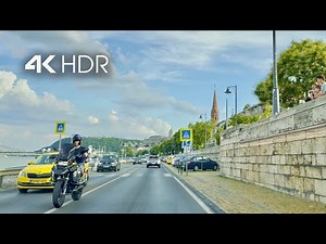 🇭🇺 Summer Driving in Budapest, Hungary, July 2024 | 4K HDR 60 FPS