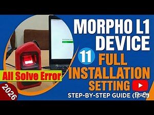 Morpho L1 New Driver Installation 2026 | Windows 10/11 Full Setup & All Error Fix | 100% Working