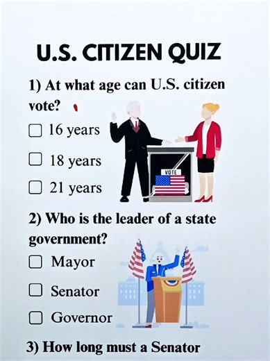 USA Citizenship Quiz: Test Your Knowledge!