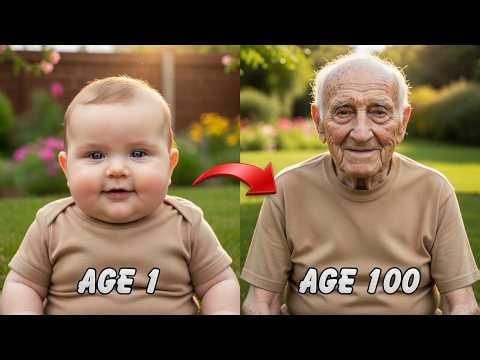 From 1 to 100 Years Old: Boy Aging Transformation (2 Minutes)
