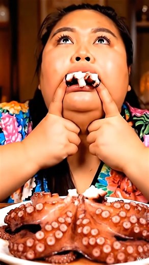 Octopus Eating Gone Wrong