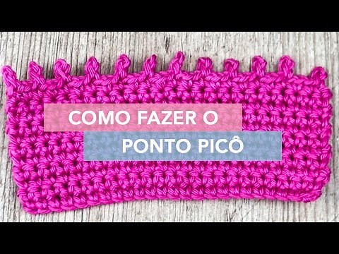 How to crochet the Picot Stitch