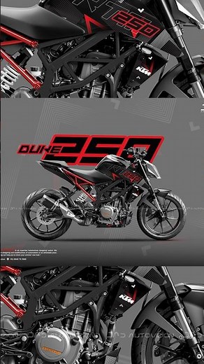 Duke 250 Full Wrap Design | Custom Motorcycle Graphics in Photoshop #modificition #carcustomization