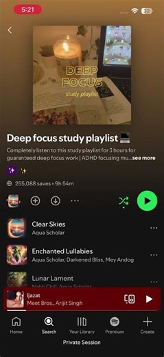 How to study using spotify