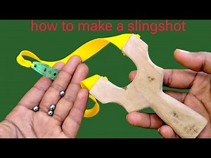 how to make a slingshot/make your own powerful slingshot at home/how to build a slingshot/thecreator