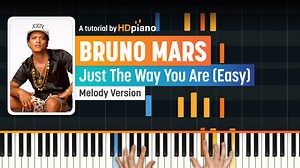 Play Just the Way You Are (Easy) on the Piano - HDpiano