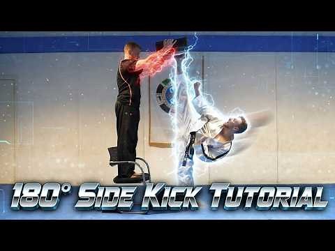 Taekwondo 180° Side Kick Tutorial (180 Degrees) | GNT How to