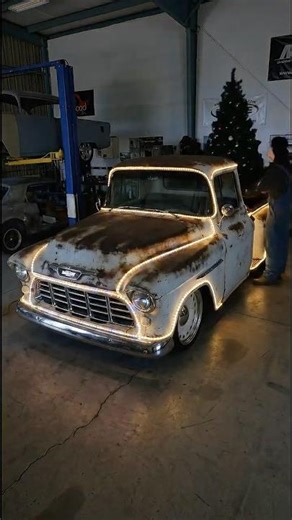 Turning a Rusty ’55 Chevy Pickup Into a Christmas Truck | Shop Transformation