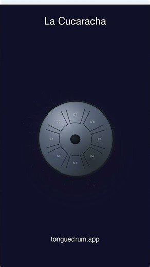 La Cucaracha — Tongue Drum 🥁 (Relaxing)