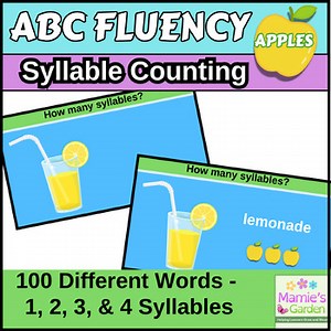 Kindergarten Counting Syllables Digital Activity | Phonological Awareness Game
