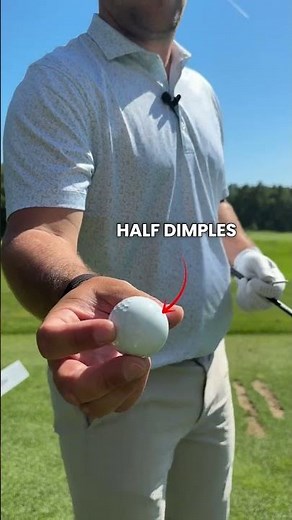 Why do dimples on a golf ball matter?