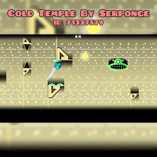 Geometry Dash GOLD TEMPLE Level [Geometry Dash Short]