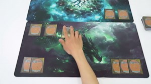 Board Game 14x24in MTG Playmat Compatible for OCG CCG RPG TCG Playmats (Colorful Cat 2)