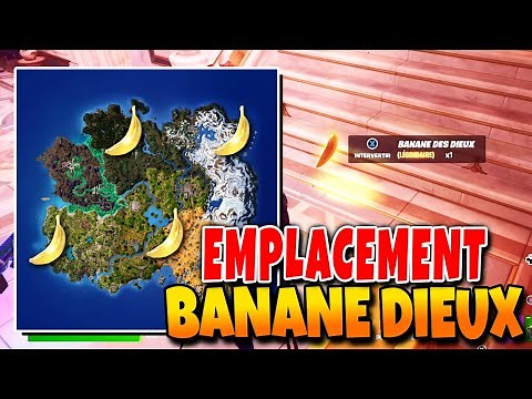Où Trouver BANANE des Dieux sur Fortnite Saison 2 (Emplacement Banane des Dieux)