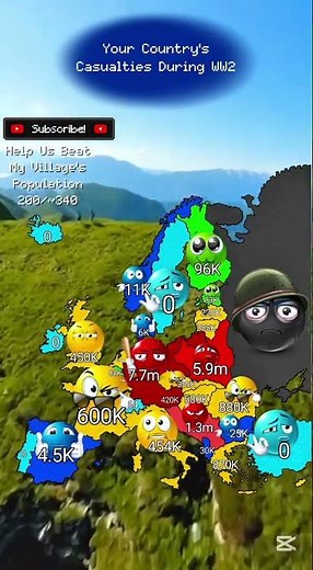 How many casualties in WW2