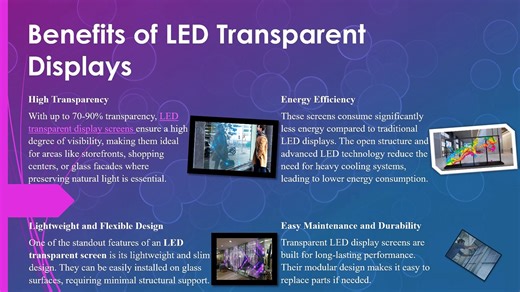 LED Transparent Screen Solutions: Elevating Modern Display Technology
