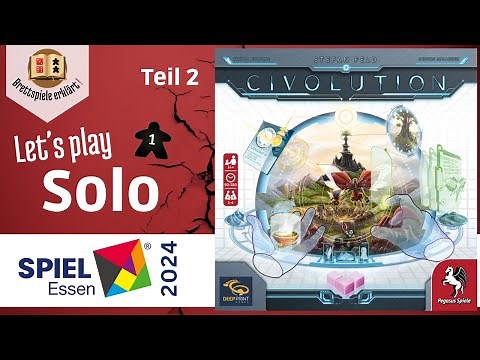 Civolution Solo Playthrough (Teil 2) - Werde Schöpfer einer einzigartigen Zivilisation!